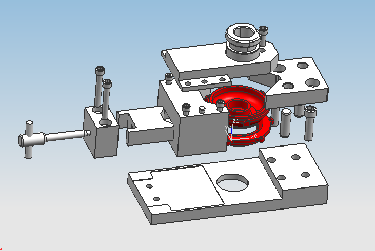 车床连接座加工工艺及钻φ40孔夹具设计【含三维UG和SolidWorks】